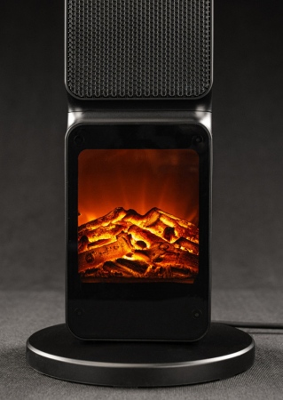 Powermat Șemineu electric cu coloană și radiator PM-GKL-3500DLK [2]