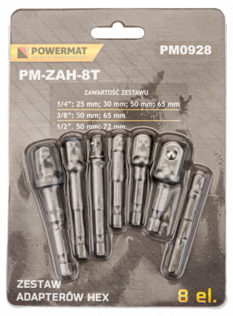 Powermat Set adaptor hexagonal 8 buc PM-ZAH-8T [1]