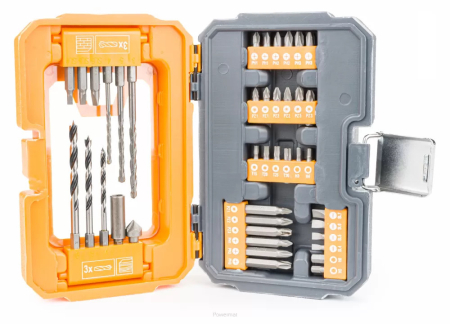 Powermat Set burghiu și biți, beton lemn PM-ZWB-41SU [4]