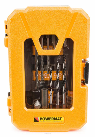 Powermat Set burghiu și biți, beton lemn PM-ZWB-41SU [1]