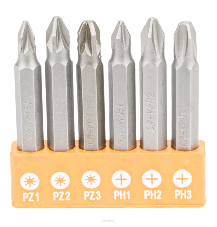 Powermat Set burghiu și biți, beton lemn PM-ZWB-41SU [9]