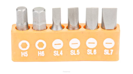 Powermat Set burghiu și biți, beton lemn PM-ZWB-41SU [8]