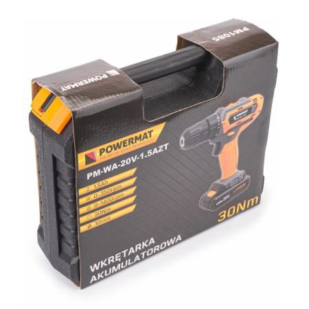 Powermat Set burghiu și șurubelniță fără fir 28el PM-WA-20V-1.5AZT [3]