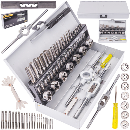 Produse temporar indisponibile - Powermat Set filetare M3-M12 32 bucăți PM-ZNG-32SU
