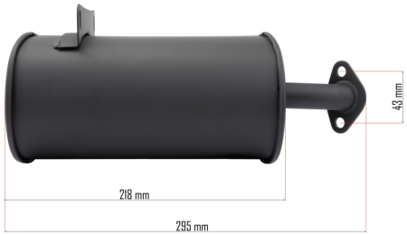 Powermat Tambur de evacuare pentru generator PM-AGR-3000-TL [2]