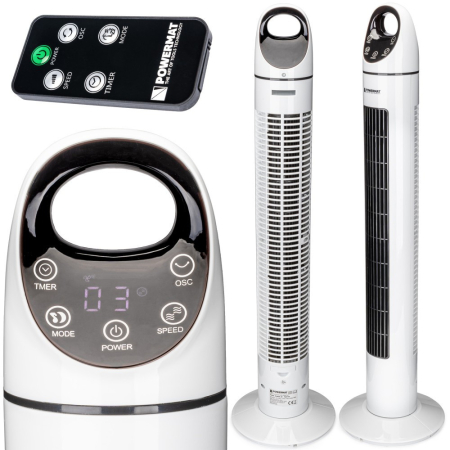 Produse temporar indisponibile - Powermat Ventilator coloană Powermat Pearl Tower-80