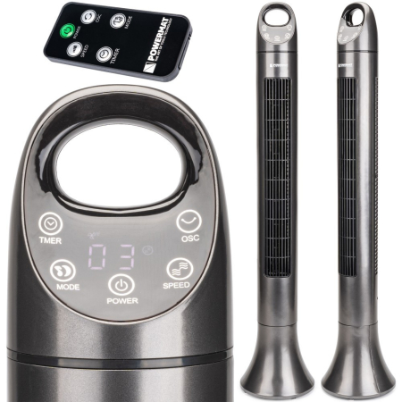 Produse temporar indisponibile - Powermat Ventilator coloană Satin Tower 80