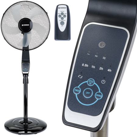 Produse temporar indisponibile - Powermat Ventilator de perete 135cm 75W ST-4