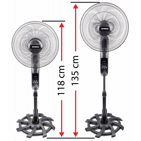 Powermat Ventilator de picioare 135cm 80W ST-5 [3]