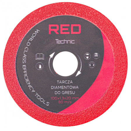 Produse temporar indisponibile - Red Technic Disc de tăiere diamantat RTPDG0009-TA09