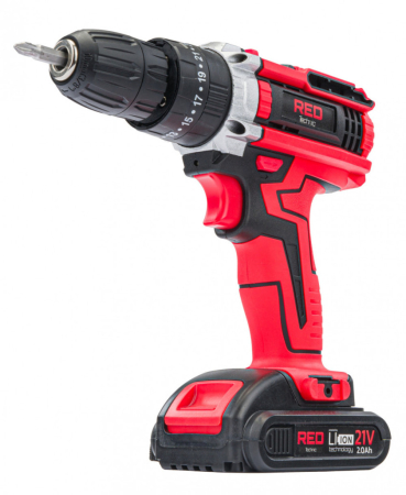 Perforator fără fir - Red Technic Mașină de găurit/șurubelniță cu impact fără fir RTWA0076