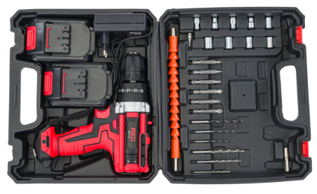 Red Technic Mașină de găurit și înșurubat cu impact, alimentată cu acumulator RTWA0076 [9]