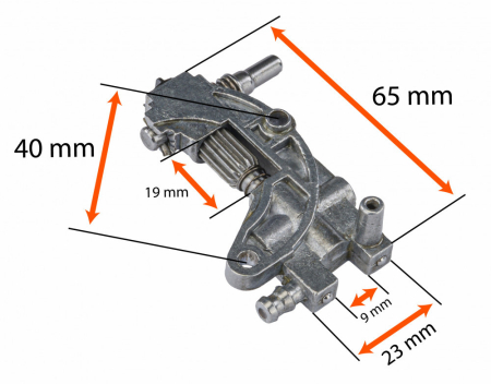 Red Technic Pompă de ulei pentru ferăstrău cu lanț pe benzină RED TECHNIC RTPSP0035-PN [2]