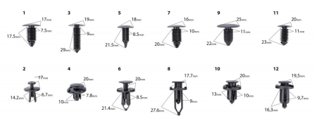 Red Technic Set fixare auto 245 piese RTKST0098 [6]