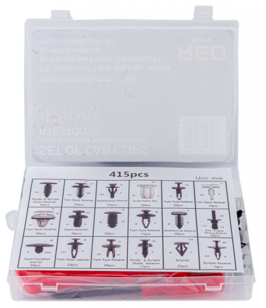 Red Technic Set de elemente de fixare pentru mașină 420 piese RTKST0099 [5]