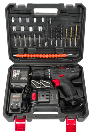 Red Technic Mașină de înșurubat fără fir LCD 2x Baterie 20V Red Technic RTWA0033 [1]