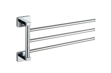 Produse temporar indisponibile - Sapho AQUALINE APOLLO suport triplu mobil pentru prosoape, 334mm, crom