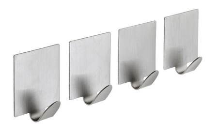 Produse temporar indisponibile - Sapho Clește autoadeziv, 4 buc, inox