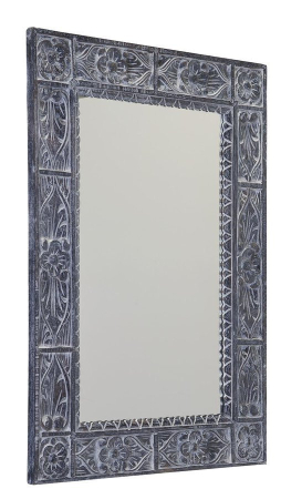 Produse temporar indisponibile - Sapho Oglindă încadrată UBUD, 70x100cm, gri antichizat