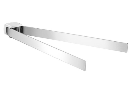 Produse temporar indisponibile - Sapho PIRENEI suport dublu mobil pentru prosoape, 350mm, crom