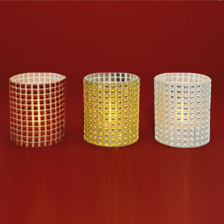 Produse temporar indisponibile - Somogyi Elektronic CD 6/12 Lumânare decorativă cu margele LED, 12 buc / afișaj, 3V