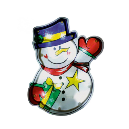 Produse temporar indisponibile - Somogyi Elektronic Decorare fereastră LED, om de zăpadă