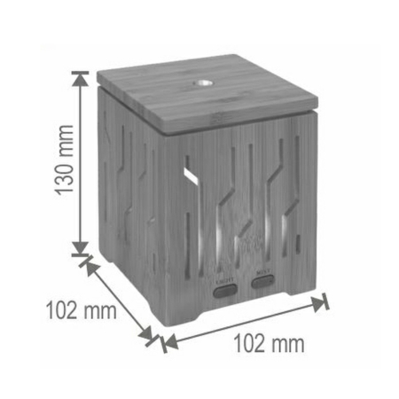 Somogyi Elektronic Difuzor aromatic, ultrasonic, cub [4]
