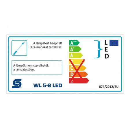 Somogyi Elektronic Lampă de montaj LED WL 5-6 LED cu întrerupător [1]