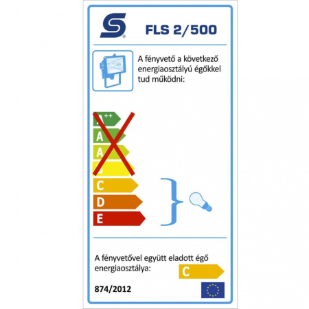 Somogyi Elektronic Proiector halogen FLS 2/500, montare pe stativ, 2x400 W [1]