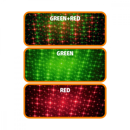 Somogyi Elektronic Proiector laser, verde, roșu, luminos [1]