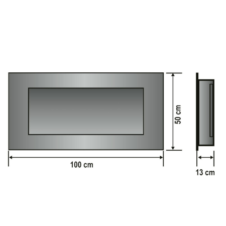 Somogyi Elektronic FKK 3000 WIFI Șemineu inteligent montat pe perete [4]