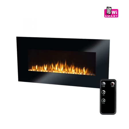 Produse temporar indisponibile - Somogyi Elektronic FKK 3000 WIFI Șemineu inteligent montat pe perete