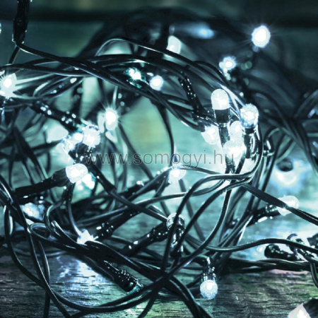 Produse temporar indisponibile - Somogyi Elektronic Șir de lumini LED, 100LED, 8pr., alb rece, exterior