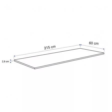 Tempo Blat de bucătărie lancelot stejar 215 x 60 x 2,8 cm [1]