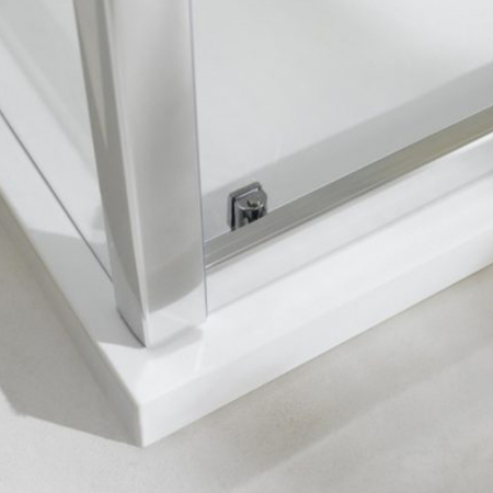 Wellis Cabină de duș curbată Aquarius 80x80 cm fără cădiță de duș cu înveliș Easy Clean [3]