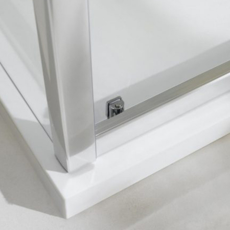 Wellis Cabină de duș pătrată Apollo 90x90 cm fără cădiță de duș cu strat de acoperire Easy Clean [4]