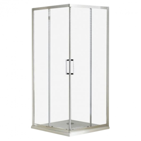 Baie - Wellis Cabină de duș pătrată Apollo 90x90 cm fără cădiță de duș cu strat de acoperire Easy Clean