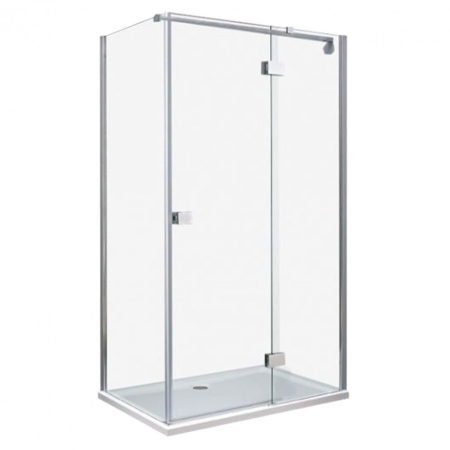 Baie - Wellis Cabină de duș pătrată Clyde 90x120 cm fără cădiță de duș cu strat Easy Clean