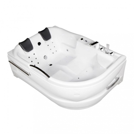 Baie - Wellis Cadă de baie cu hidromasaj asimetrică Dublo E-Max