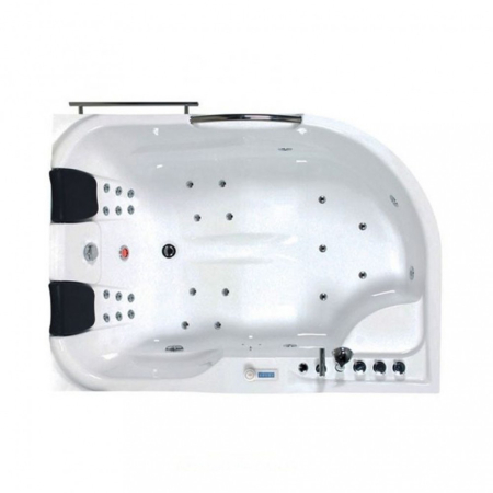Wellis Cadă de baie cu hidromasaj asimetrică Dublo E-Max [1]