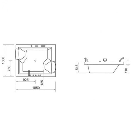 Wellis Cada de baie Nera Maxi E-Max cu baterie Flipper [6]