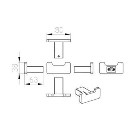 Wellis Cuier dublu Capri [1]