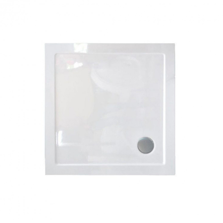 Cădiță de duș acril - Wellis Gemini pătrat SMC tavă de duș, dimensiune 90x90x15 cm