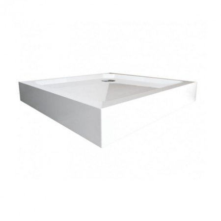 Wellis Gemini pătrat SMC tavă de duș, dimensiune 90x90x15 cm [1]