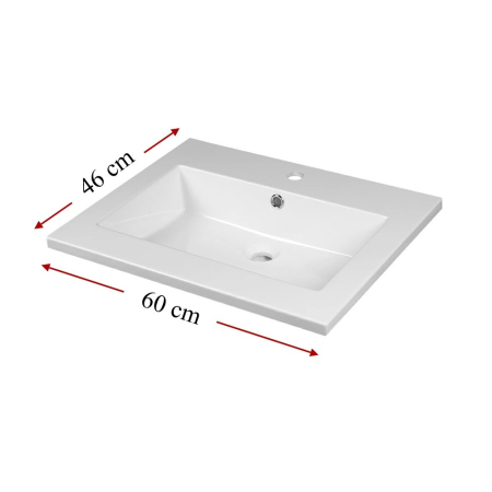 Wellis Lavoar din marmură artificială Blondie 60 [1]