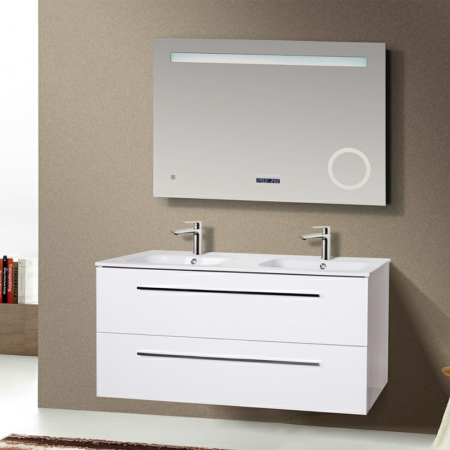 Wellis Lavoar dublu din marmură turnată Almeria [1]