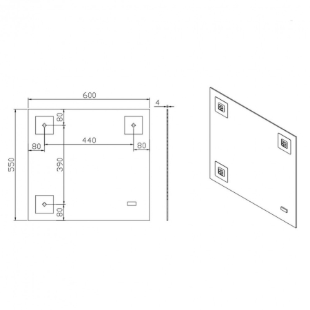 Wellis Oglindă de perete Ginger 60 [2]