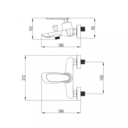 Wellis Robinet de cadă Diablo [1]