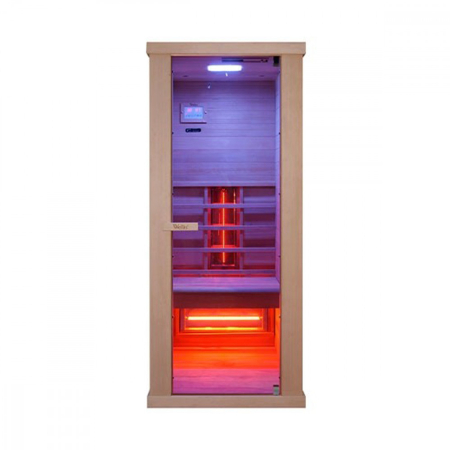 Produse temporar indisponibile - Wellis Saună cu infraroșu pentru interior Helios Hemlock pentru 1 persoană