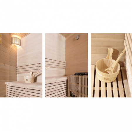 Wellis Saună finlandeză Igneus Hemlock pentru 2 persoane [1]